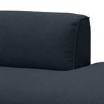 Bigsofa Hudson Webstoff Webstoff Anda II: Grau - Armlehne davorstehend links