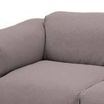 Bigsofa Hudson Webstoff Webstoff Milan: Grau-Braun - Armlehne davorstehend links