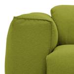 Grand canapé Hudson Tissu Tissu Anda II : Vert - Accoudoir monté à gauche (vu de face)