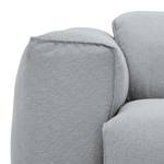 Bigsofa Hudson Webstoff Webstoff Anda II: Silber - Armlehne davorstehend links