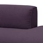 Grand canapé Hudson Tissu Tissu Anda II : Violet - Accoudoir monté à gauche (vu de face)