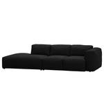 Bigsofa Hudson Webstoff Webstoff Saia: Anthrazit - Armlehne davorstehend rechts