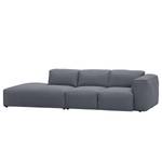 Bigsofa Hudson Webstoff Webstoff Milan: Anthrazit - Armlehne davorstehend rechts