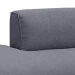 Bigsofa Hudson Webstoff Webstoff Milan: Anthrazit - Armlehne davorstehend rechts