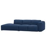 Bigsofa Hudson Webstoff Webstoff Anda II: Blau - Armlehne davorstehend rechts