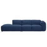 Bigsofa Hudson Webstoff Webstoff Anda II: Blau - Armlehne davorstehend rechts