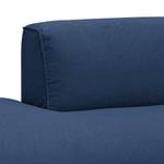 Bigsofa Hudson Webstoff Webstoff Anda II: Blau - Armlehne davorstehend rechts