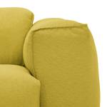 Bigsofa Hudson Webstoff Webstoff Milan: Gelb - Armlehne davorstehend rechts
