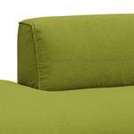 Grand canapé Hudson Tissu Tissu Anda II : Vert - Accoudoir monté à droite (vu de face)