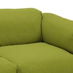 Grand canapé Hudson Tissu Tissu Anda II : Vert - Accoudoir monté à droite (vu de face)