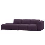 Bigsofa Hudson Webstoff Webstoff Anda II: Violett - Armlehne davorstehend rechts