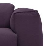Grand canapé Hudson Tissu Tissu Anda II : Violet - Accoudoir monté à droite (vu de face)