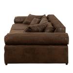 Bigsofa Naomi III Antiklederoptik Braun