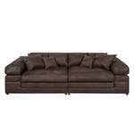 Bigsofa Naomi III Antiklederoptik Dunkelbraun