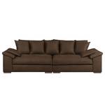 Bigsofa Naomi IV Antiklederlook Braun