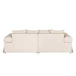 Bigsofa Serena Webstoff Beige / Lila