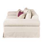 Bigsofa Serena Webstoff Beige / Lila