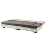 Bigsofa Rexburg mit Schlaffunktion & LED - Hellbeige / Schlamm