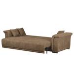 Bigsofa Rockypoint (mit Schlaffunktion) Antiklederlook - Mittelbraun