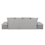 Bigsofa Truman Webstoff Grau/Strukturstoff Grau-Braun