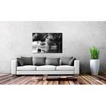 Afbeelding Lonely Boat canvas - zwart/wit