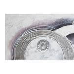 Bild Sordan Circles Grau - Weiß - Textil - 150 x 50 x 5 cm