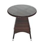 Bistroset Paradise Lounge II (3-teilig) Polyrattan Braun