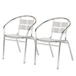 Chaises de jardin Lino (lot de 2) Aluminium