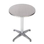 Table de bistrot Julius Aluminium/Acier inoxydable