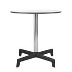 Table de bar Sputnik I HPL Blanc / Matériau synthétique noir - Dimensions : diamètre 80 cm