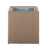 Blumenkübel Rattanesco Puca Polyrattan - Braun - 52 x 52 x 55 cm