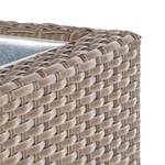 Blumenkübel Rattanesco Puca Polyrattan - Braun - 52 x 52 x 55 cm