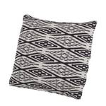 Coussin de sol Menton II Noir / Blanc