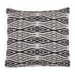 Coussin de sol Menton II Noir / Blanc