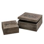 Box David (2er-Set) Braun