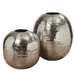 Vase Ties Aluminium - Argenté - 26 - Hauteur : 34 cm