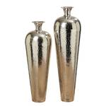 Vase Carrol Aluminium - Silber - 74 - Höhe: 74 cm