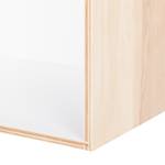 Etagère suspendue cubique Mika II Lot de 3 - Bouleau / Blanc