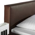 Lit Boxspring Cyra Marron - 100 x 200cm - Matelas de mousse froide - D2 souple