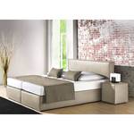 Lit Boxspring Cyra Granit - 100 x 200cm - Matelas de mousse froide - D2 souple