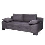 Boxspring-Schlafsofa Dawson Webstoff Dunkelgrau