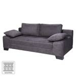 Boxspring-Schlafsofa Dawson Webstoff Dunkelgrau