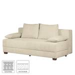 Boxspring-Schlafsofa Dingo I Webstoff Creme