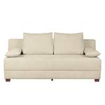 Boxspring-Schlafsofa Dingo I Webstoff Creme