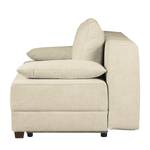 Boxspring-Schlafsofa Dingo I Webstoff Creme