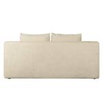 Boxspring-Schlafsofa Dingo I Webstoff Creme