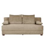 Boxspring-Schlafsofa Dingo II Cord Cappuccino