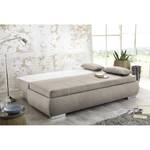 Canapé boxspring convertible Madang Tissu - Beige