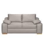 Boxspring-Schlafsofa Mandeville Antiklederlook - Warmes Beige