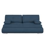 Boxspring-Schlafsofa Manton Webstoff Blau